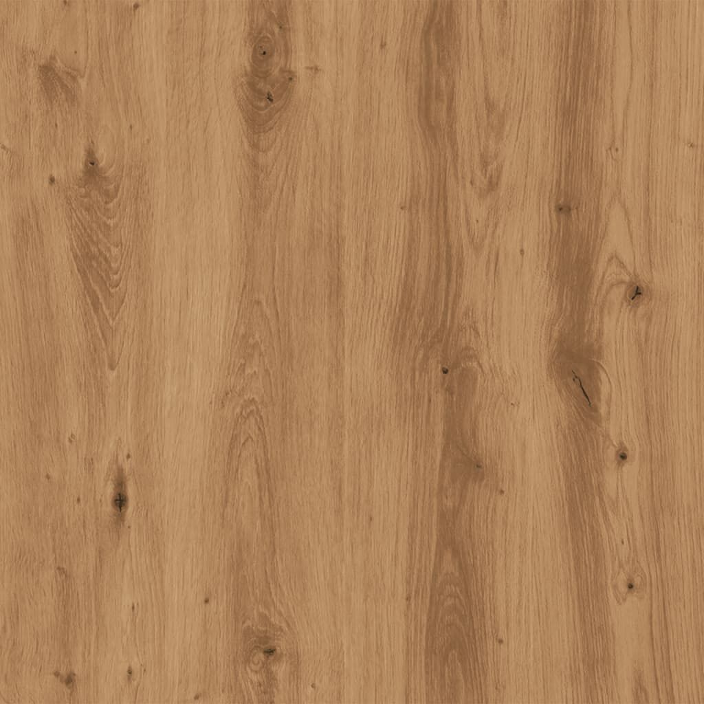 vidaXL Monitorstandaard met lades 50x27x15 cm hout artisanaal eiken