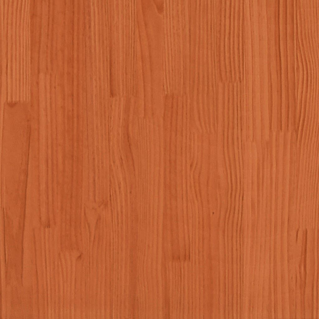 vidaXL Bankje met plantenbakken 167,5x60x65 cm grenenhout wasbruin