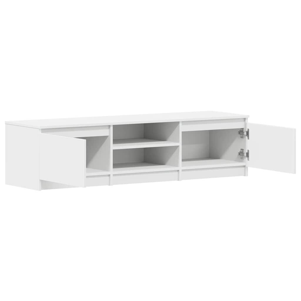 vidaXL Tv-meubel 140x40x35,5 cm bewerkt hout wit