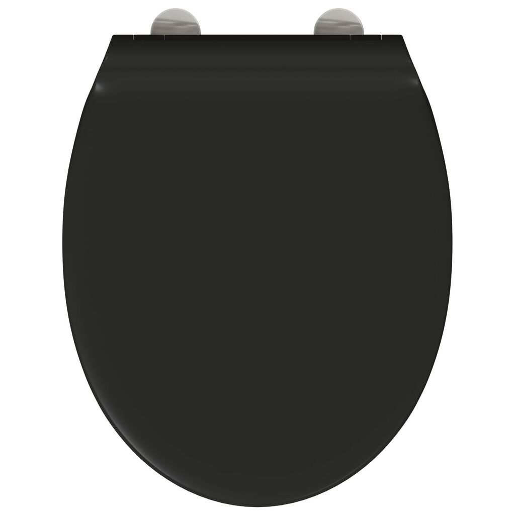 vidaXL Quick Release Toiletseat met Soft Close Duroplast Zwart