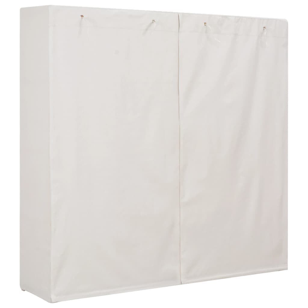 vidaXL Kledingkast 173x40x170 cm stof wit
