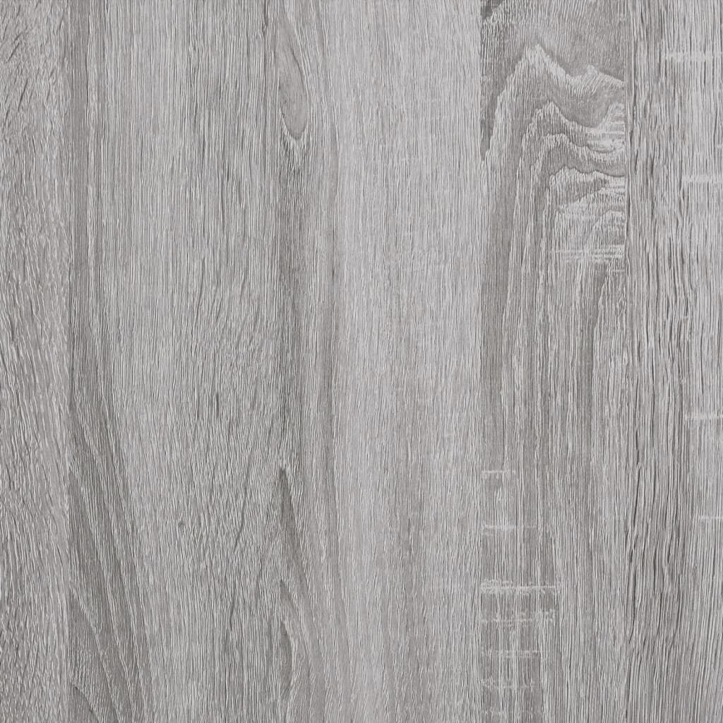 vidaXL Opbergbankje 42x42x45 cm bewerkt hout grijs sonoma eikenkleurig