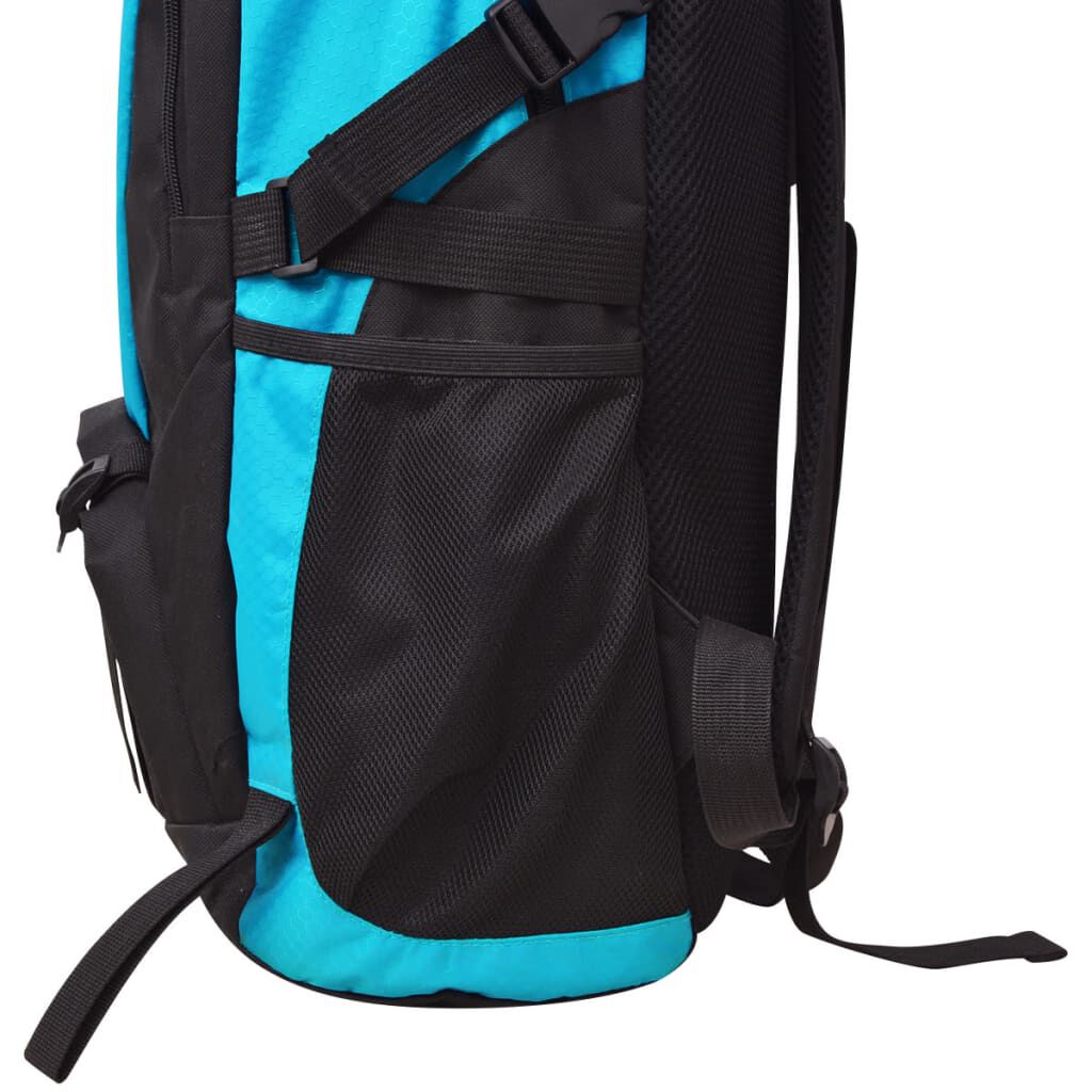 vidaXL Hiking rugzak 40 L zwart en blauw
