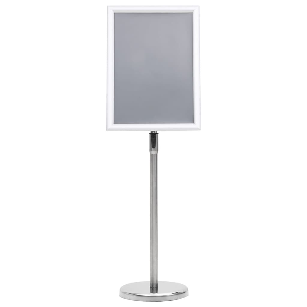 vidaXL Posterstandaard A3 aluminiumlegering zilverkleurig