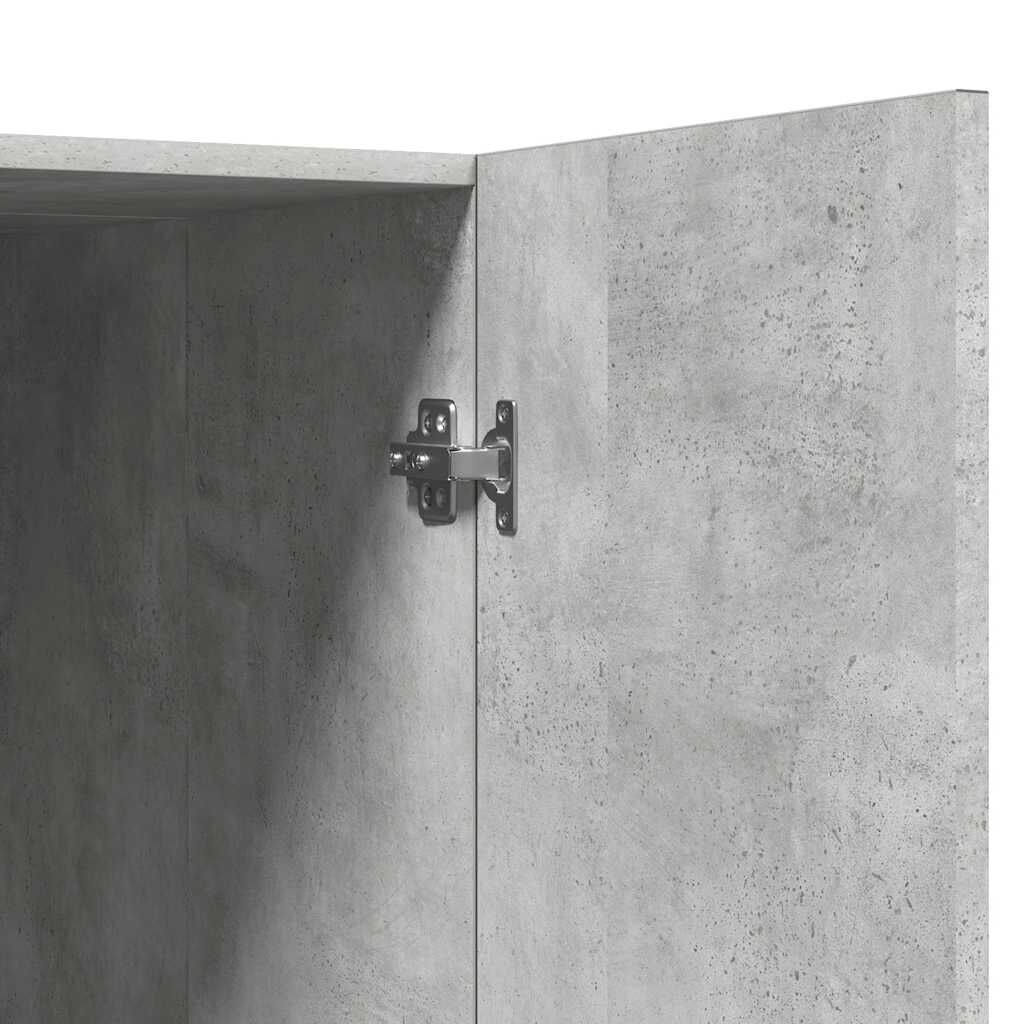 vidaXL Wasmachinekast 70,5x71,5x91,5 cm betongrijs