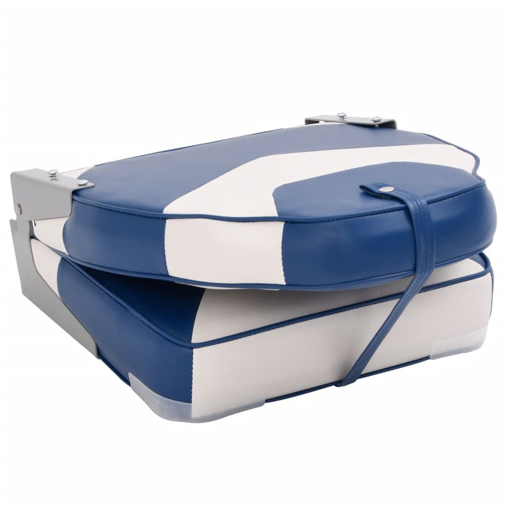 vidaXL 2-delige Bootstoelenset met hoge rugleuning inklapbaar
