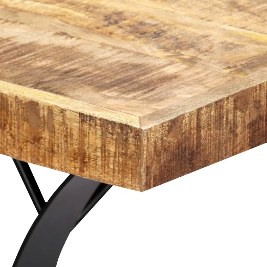 vidaXL Eettafel 180x90x76 cm massief mangohout